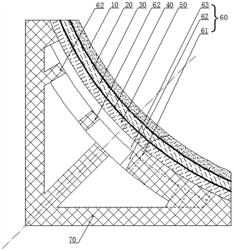 Composite plastic plate, preparation method, template and shaping method