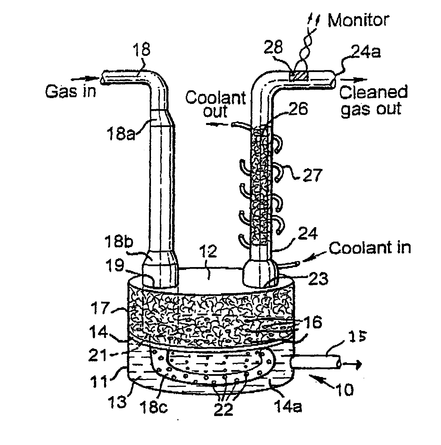 Method and apparatus for removing sulfur components