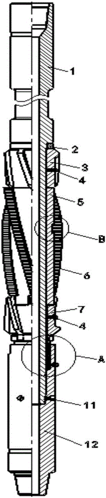 Novel hairbrush pipe scraping device