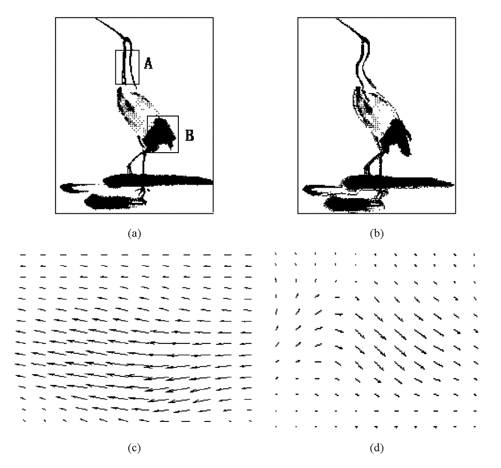 Method for registration of ink-jet printing texture image based on unit decomposition optical flow field