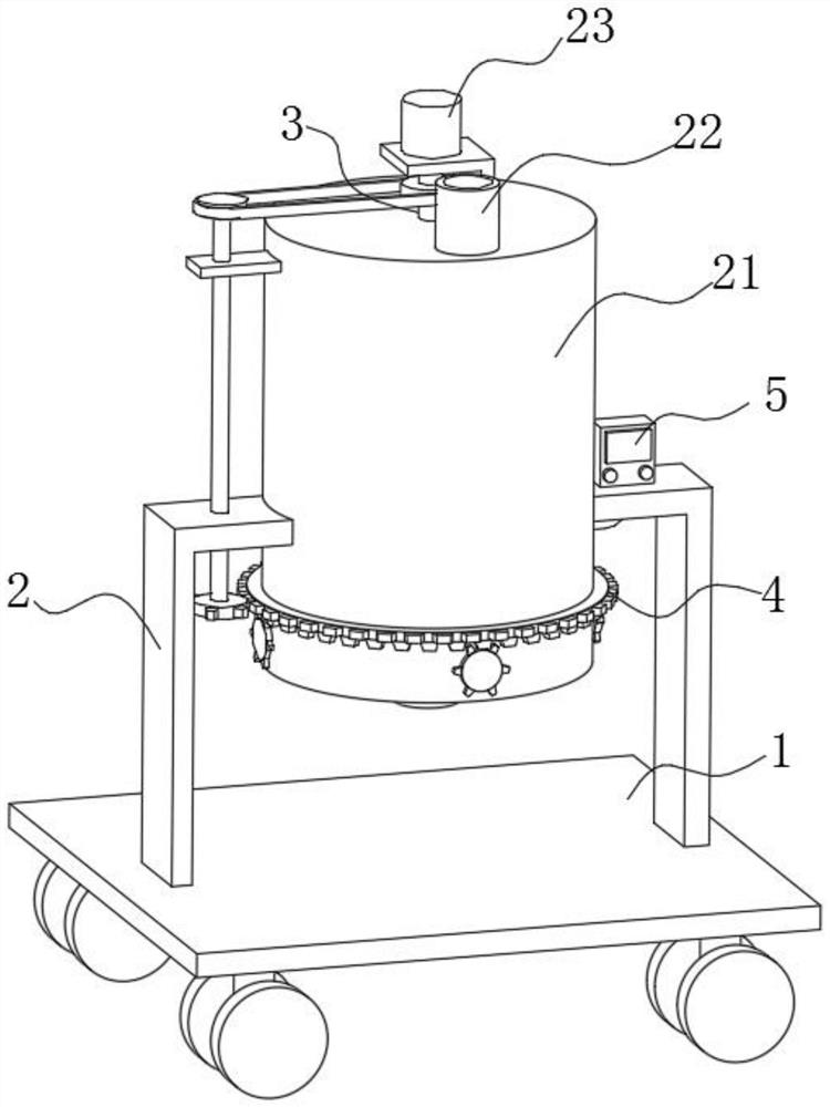 Commercial concrete informatization control pre-storage bin