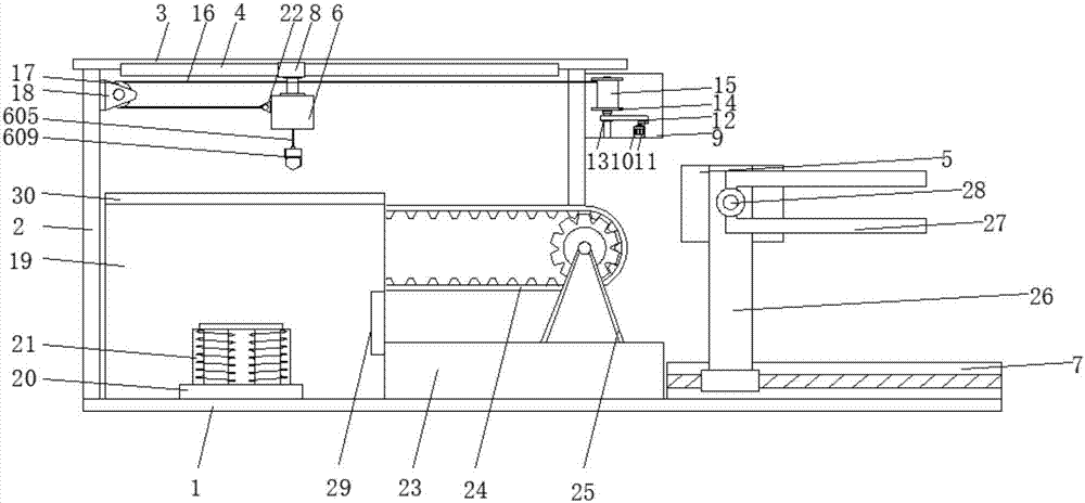 Automatic bending machine for processing bamboo wood