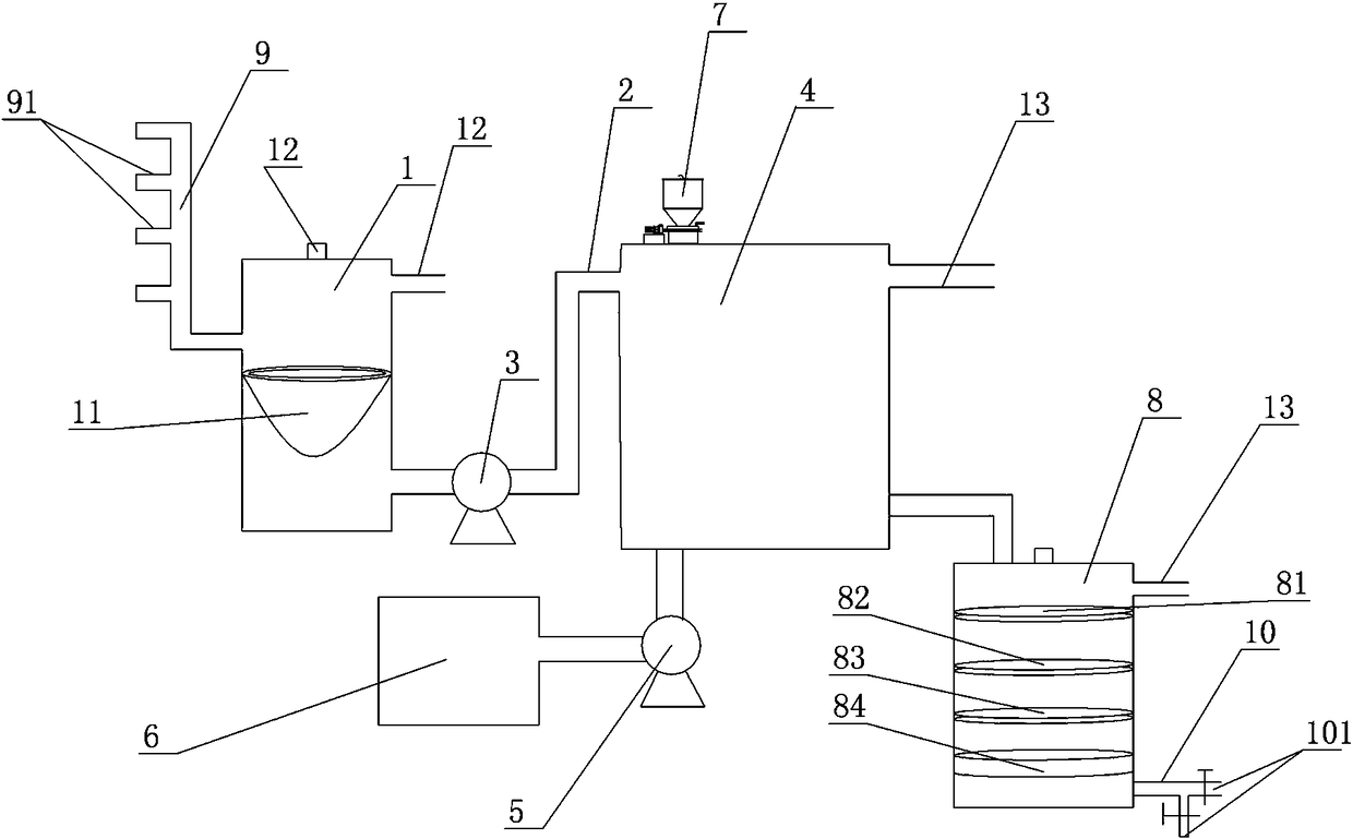 Domestic wastewater recycling system