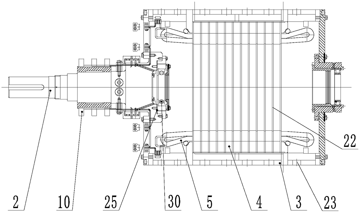 Permanent-magnet speed-adjustable motor and control method thereof