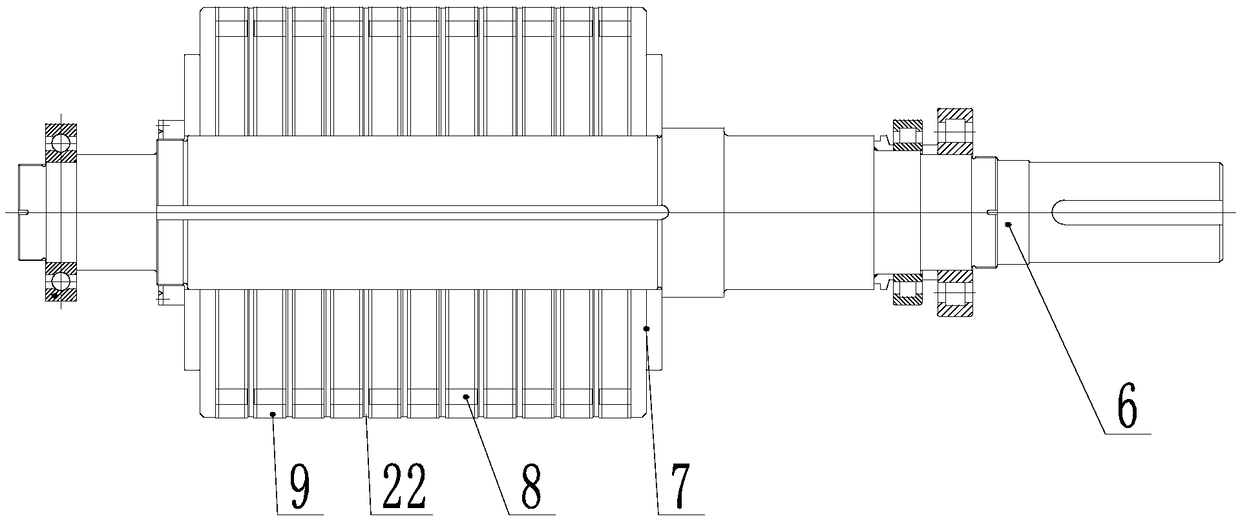 Permanent-magnet speed-adjustable motor and control method thereof