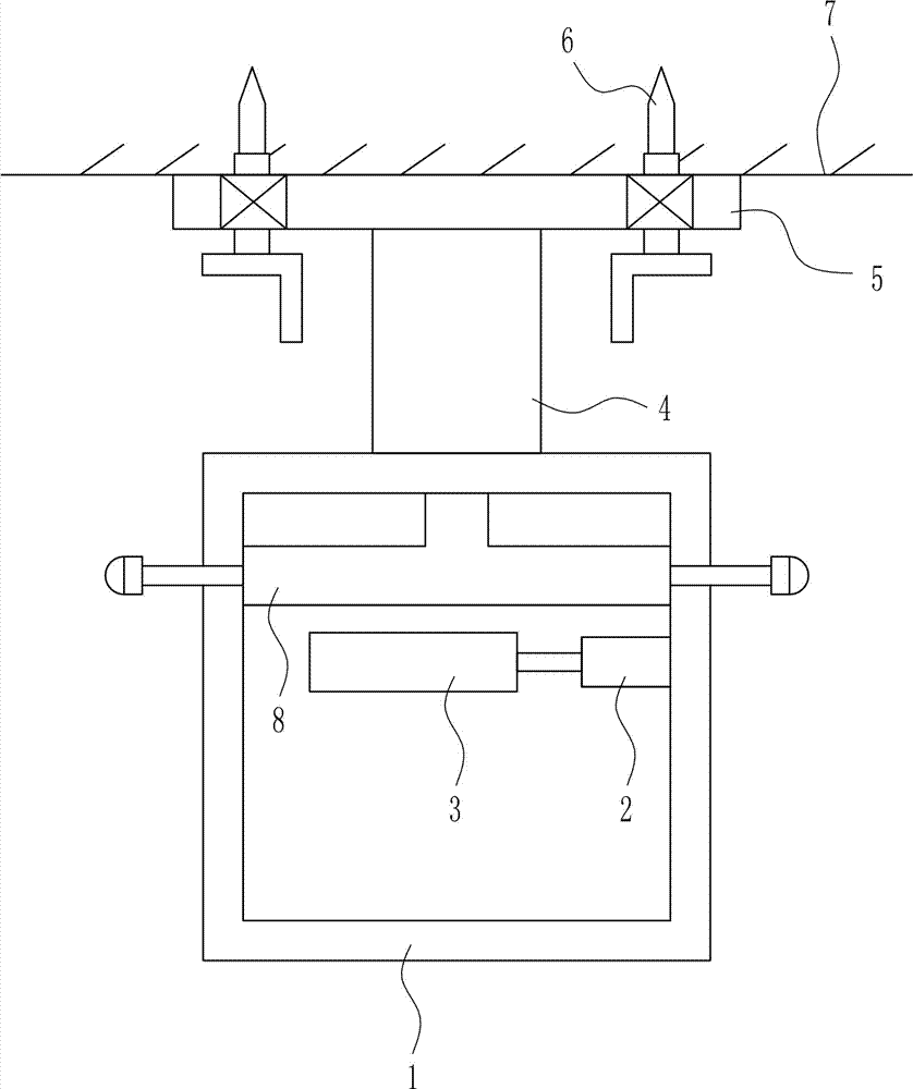 House anti-theft monitoring device for building monitoring