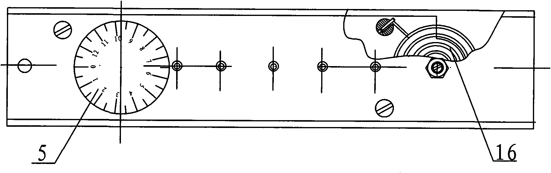 Geological-inclinometer mechanical timing clock