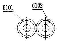 Combined electric power maintaining lifting ladder