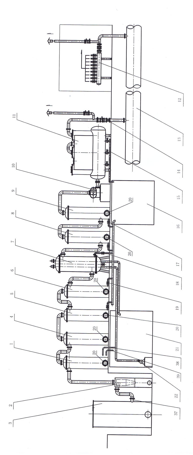 Biomass dry gasification centralized air supply system