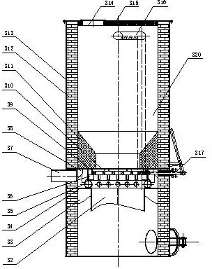 Biomass dry gasification centralized air supply system