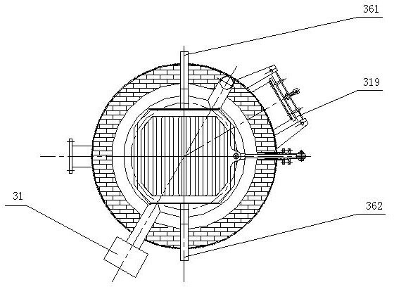 Biomass dry gasification centralized air supply system