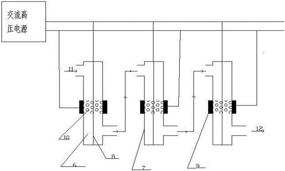 Multistage plasma air purifier