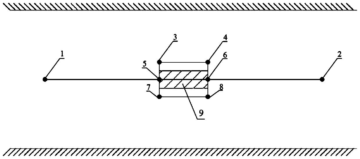 Device for quickly positioning ditch leakage point and control method thereof