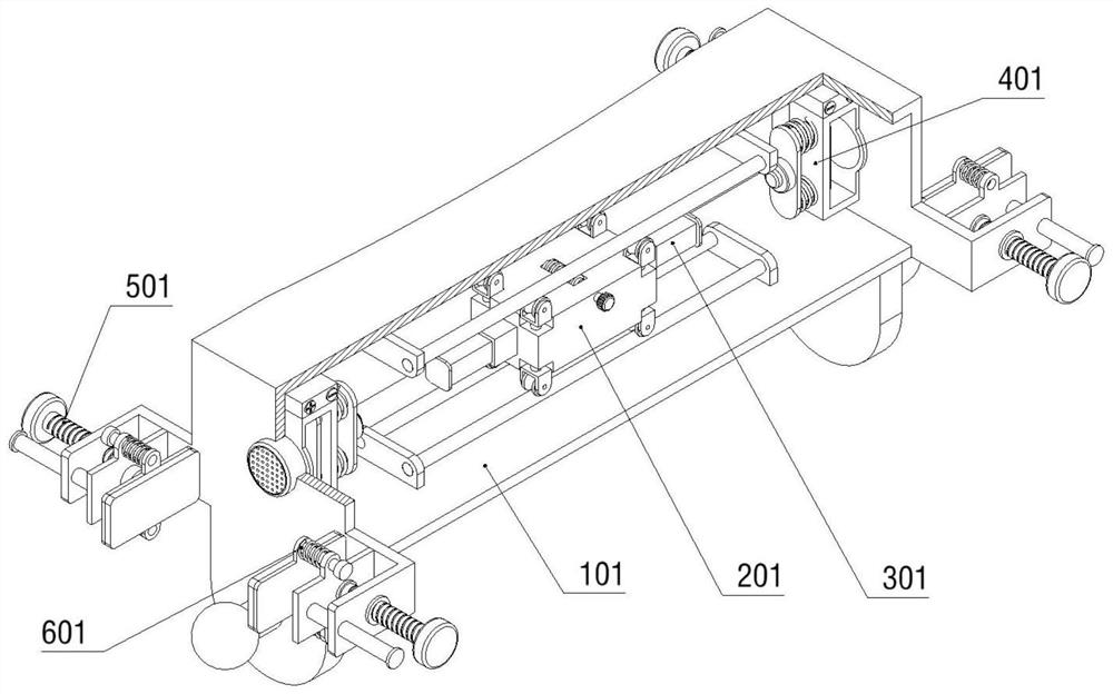 Acousto-optic auxiliary gait training device for Parkinson's disease gait disorder patients