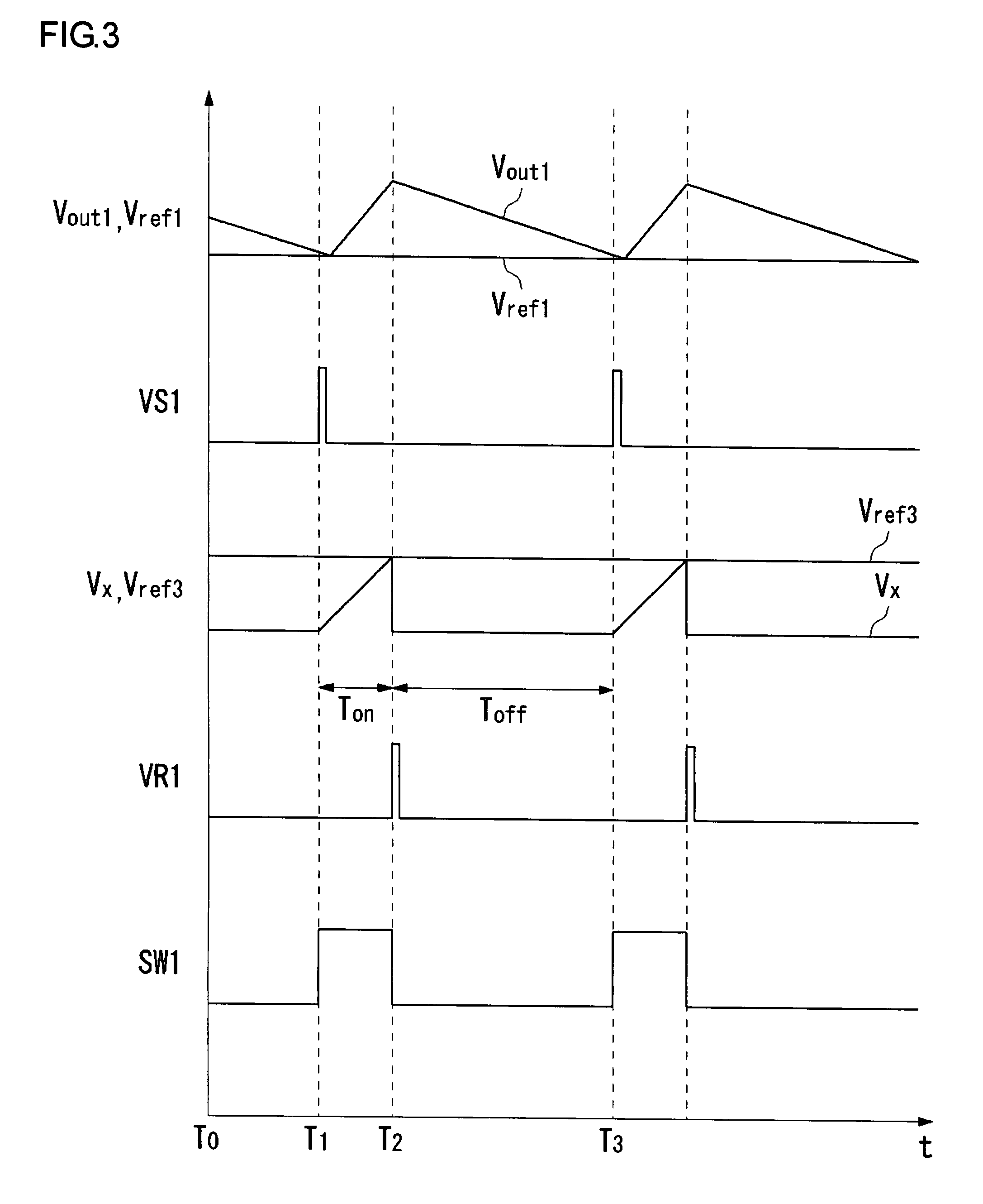 Switching regulator control circuit, switching regulator using the circuit, and switching signal generating apparatus