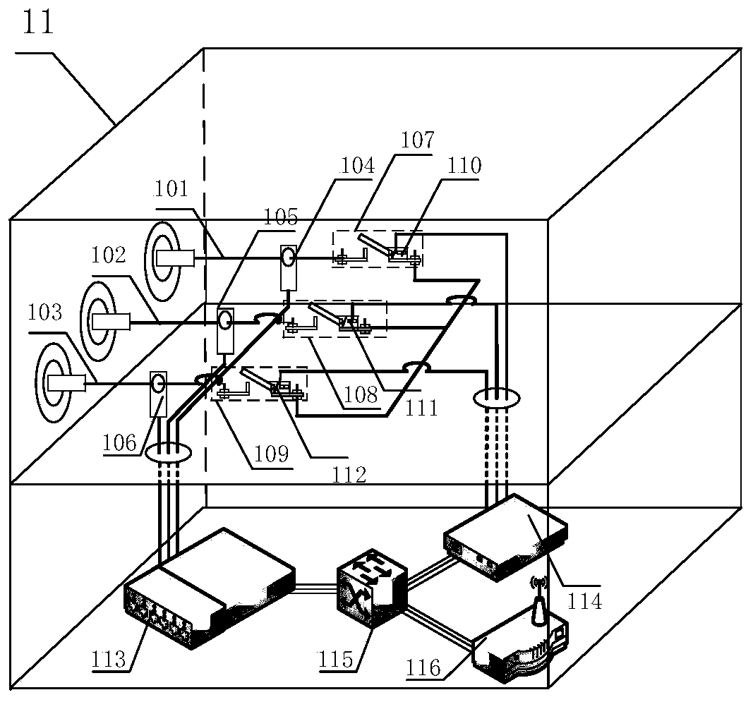 Risk assessment experiment platform and method for lightning-struck power transmission line single-phase earth fault