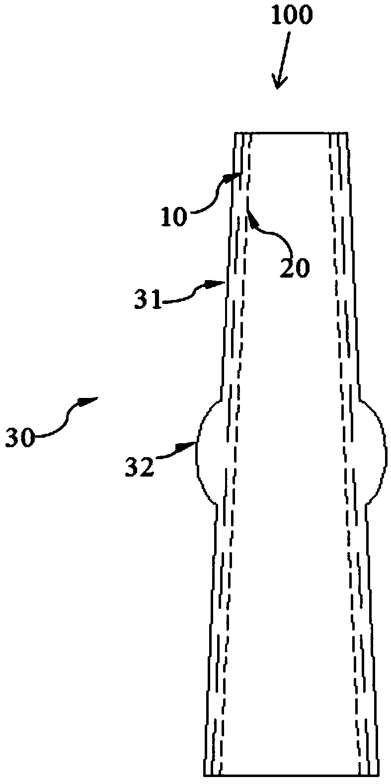 Sectional composite dense net structure carotid artery stent