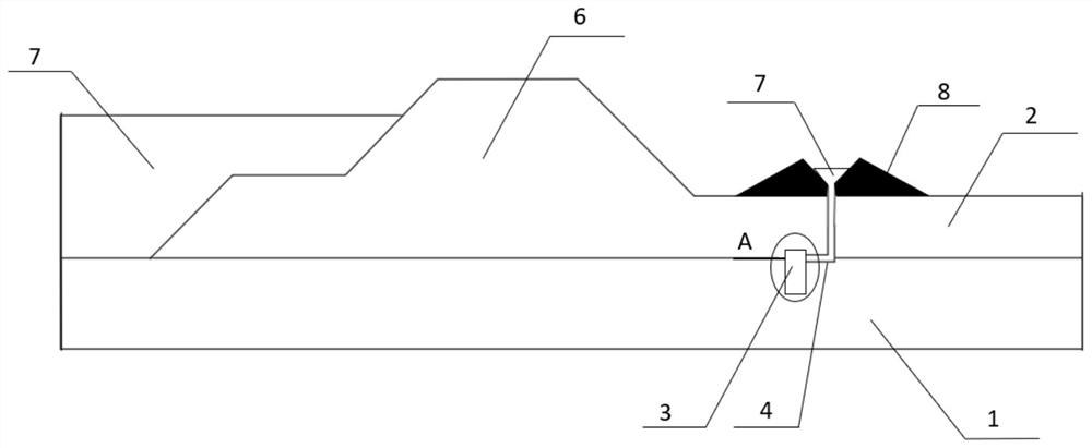 Design and construction method of a risk-relief reinforcement measure for suppressing embankment foundation piping