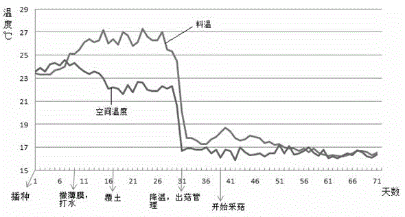 Method applying wood rotting fungus dregs to industrial cultivation of agaricus bisporus