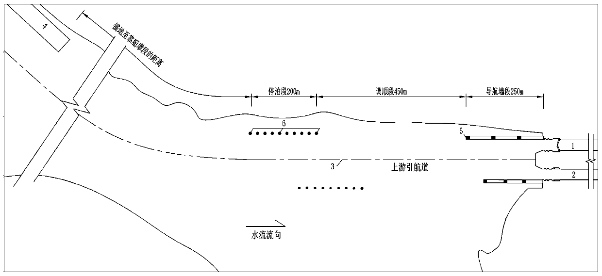 Grouped lock waiting and scheduling method for ships in approach channel