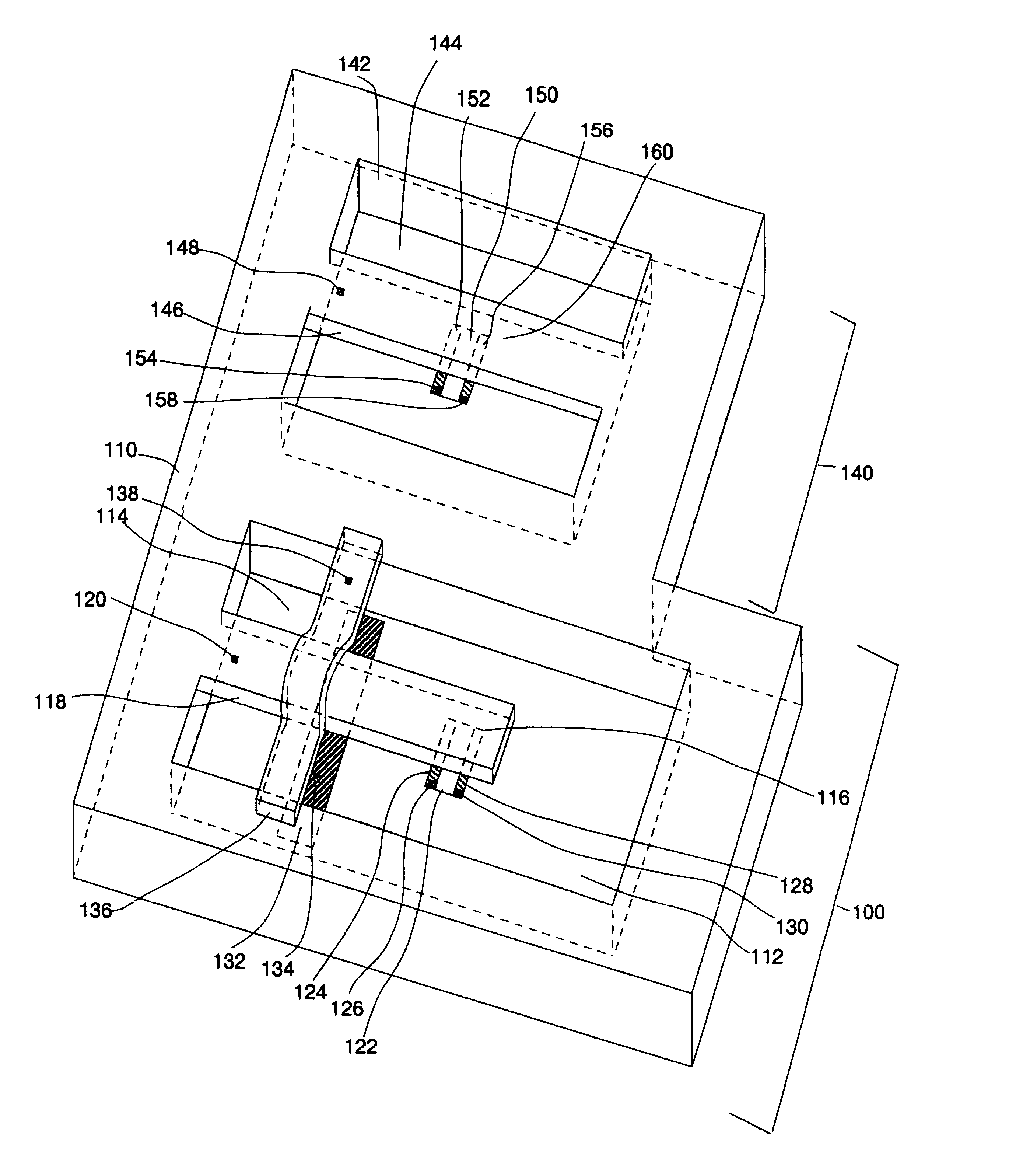 Differential wideband vibration sensor