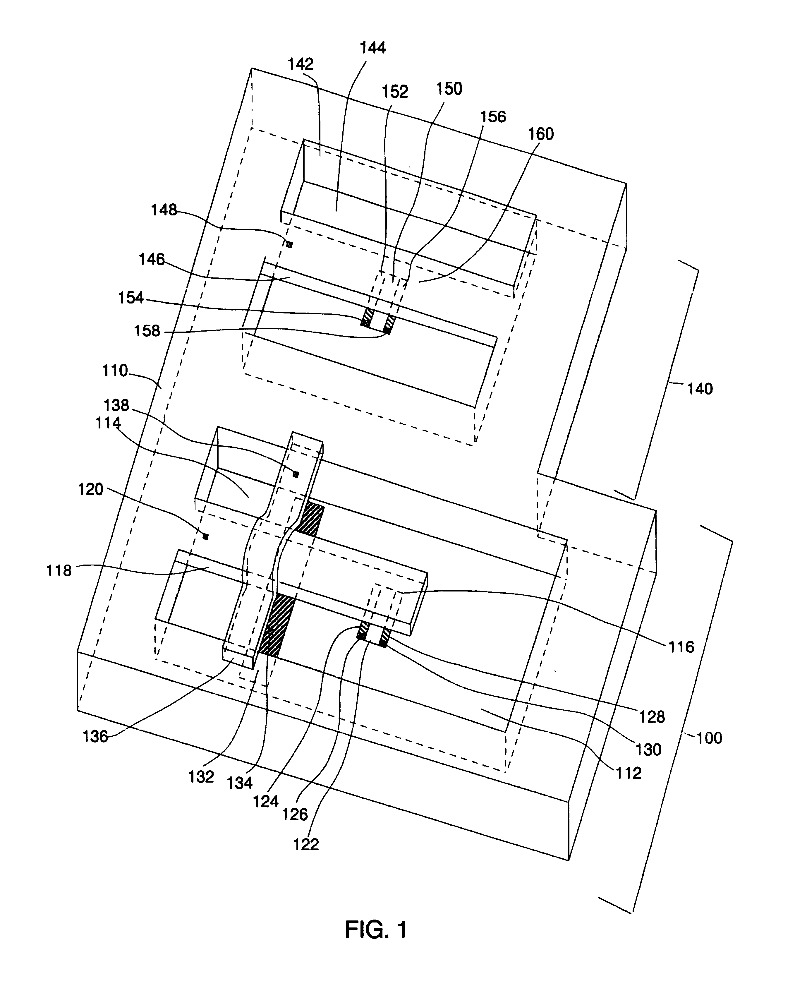 Differential wideband vibration sensor