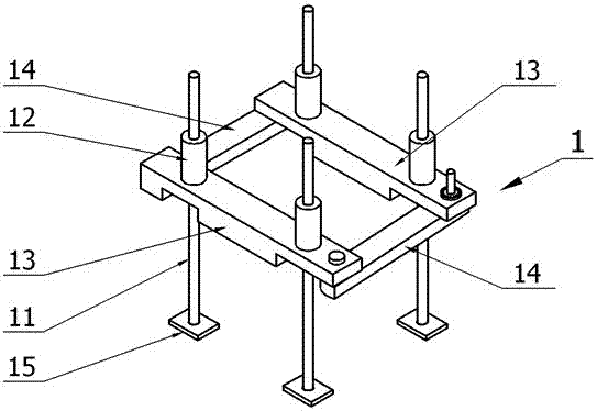 Detachable mobile platform and installation and disassembly method thereof