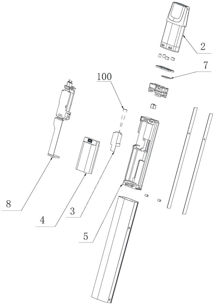 Main body and electronic atomization device