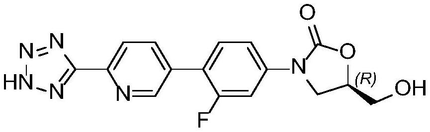 A kind of preparation method of tedizolid impurity