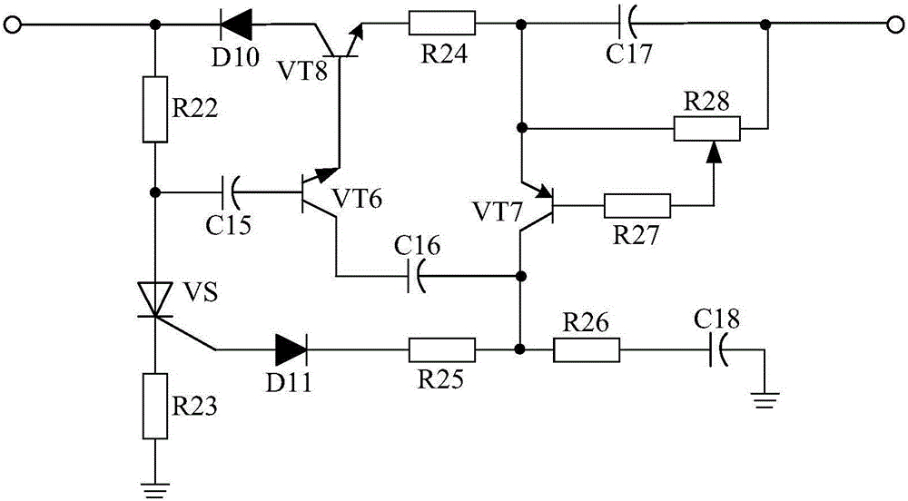 Offset adjustment current circuit-based adjustable power supply for over-current protection aerator