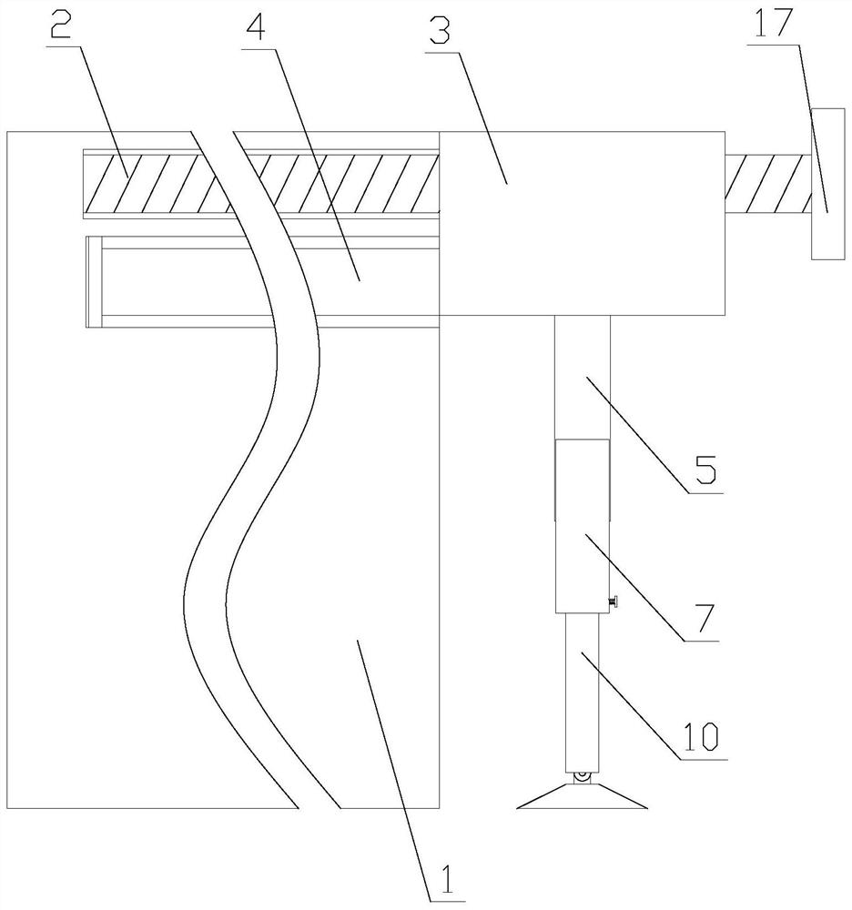 Sawing machine workbench with extending function and good stabilizing effect