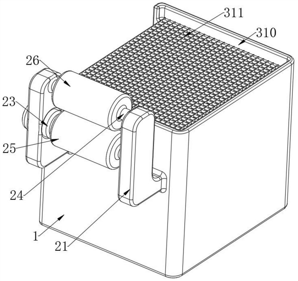 Paper stabilizing device for tobacco processing and using method of paper stabilizing device