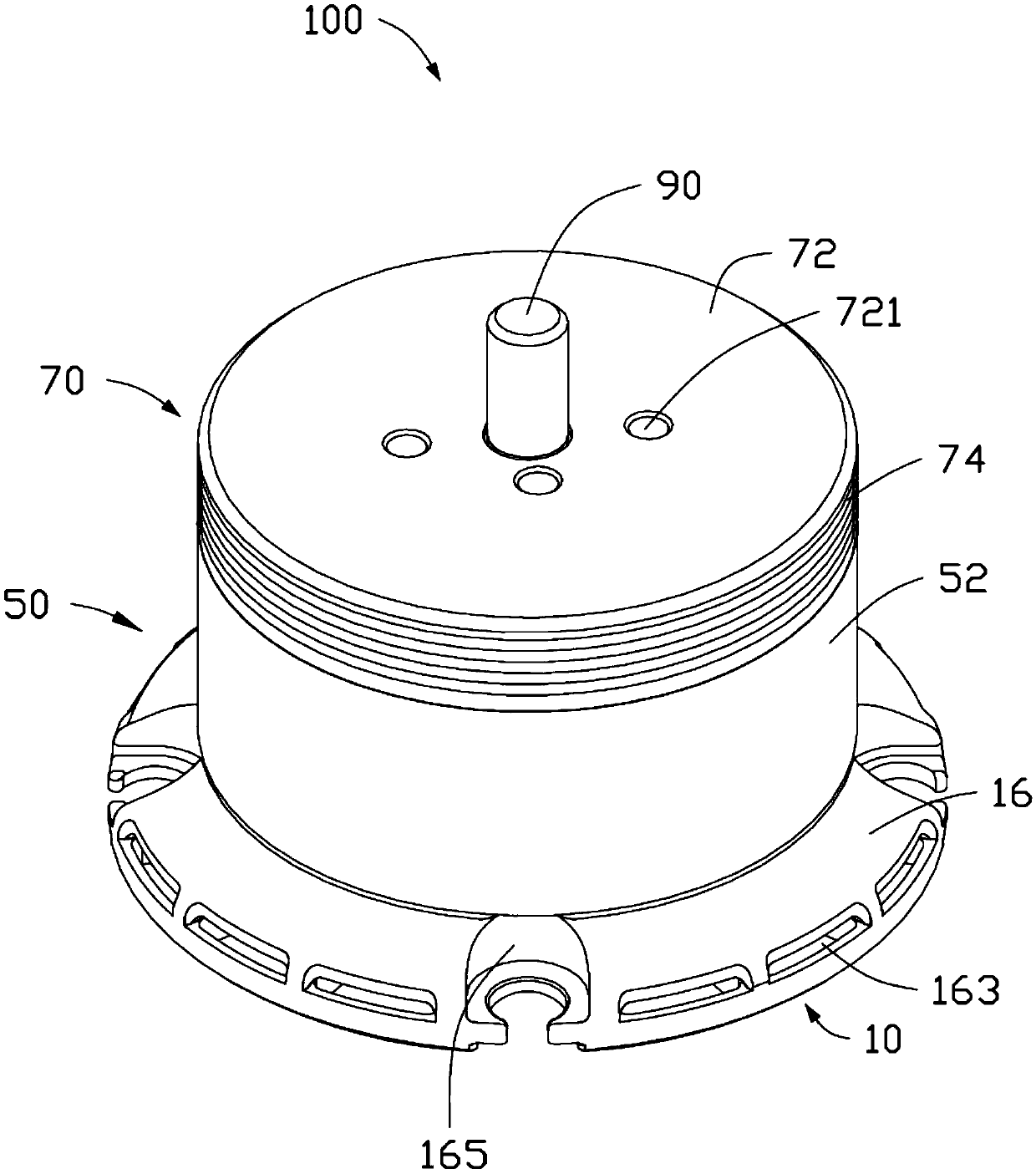 Motor, power device and aircraft using power device