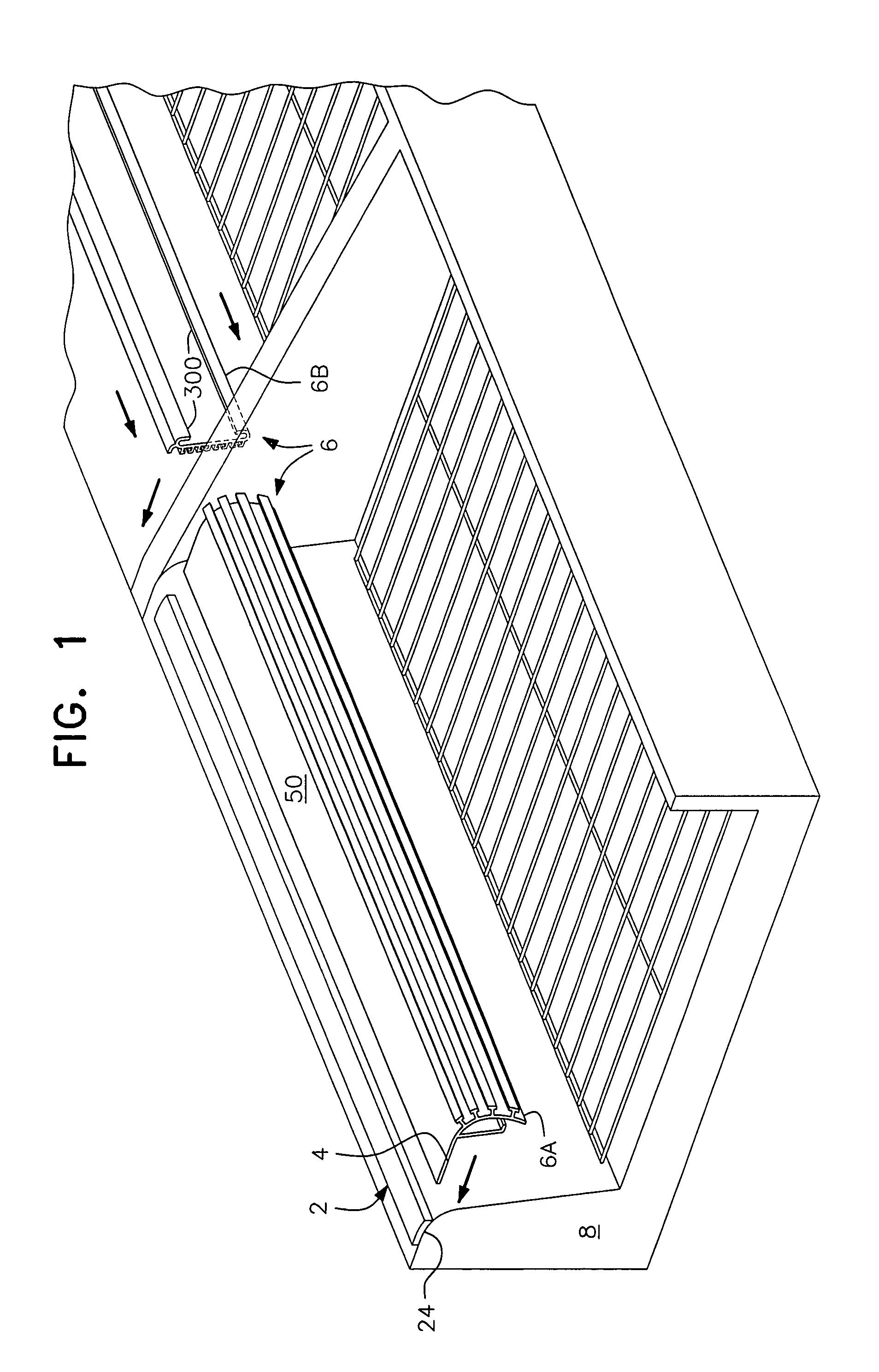 Label/sign holder with J-strip support surface mount