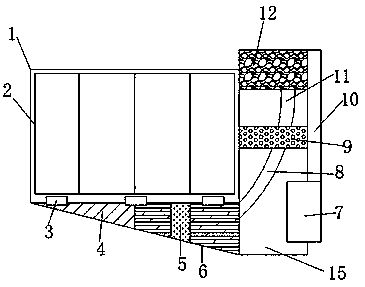 Shrimp culture pond facilitating sewage discharge