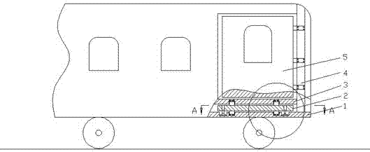 Telescopic safety intelligent pedal with supporting device