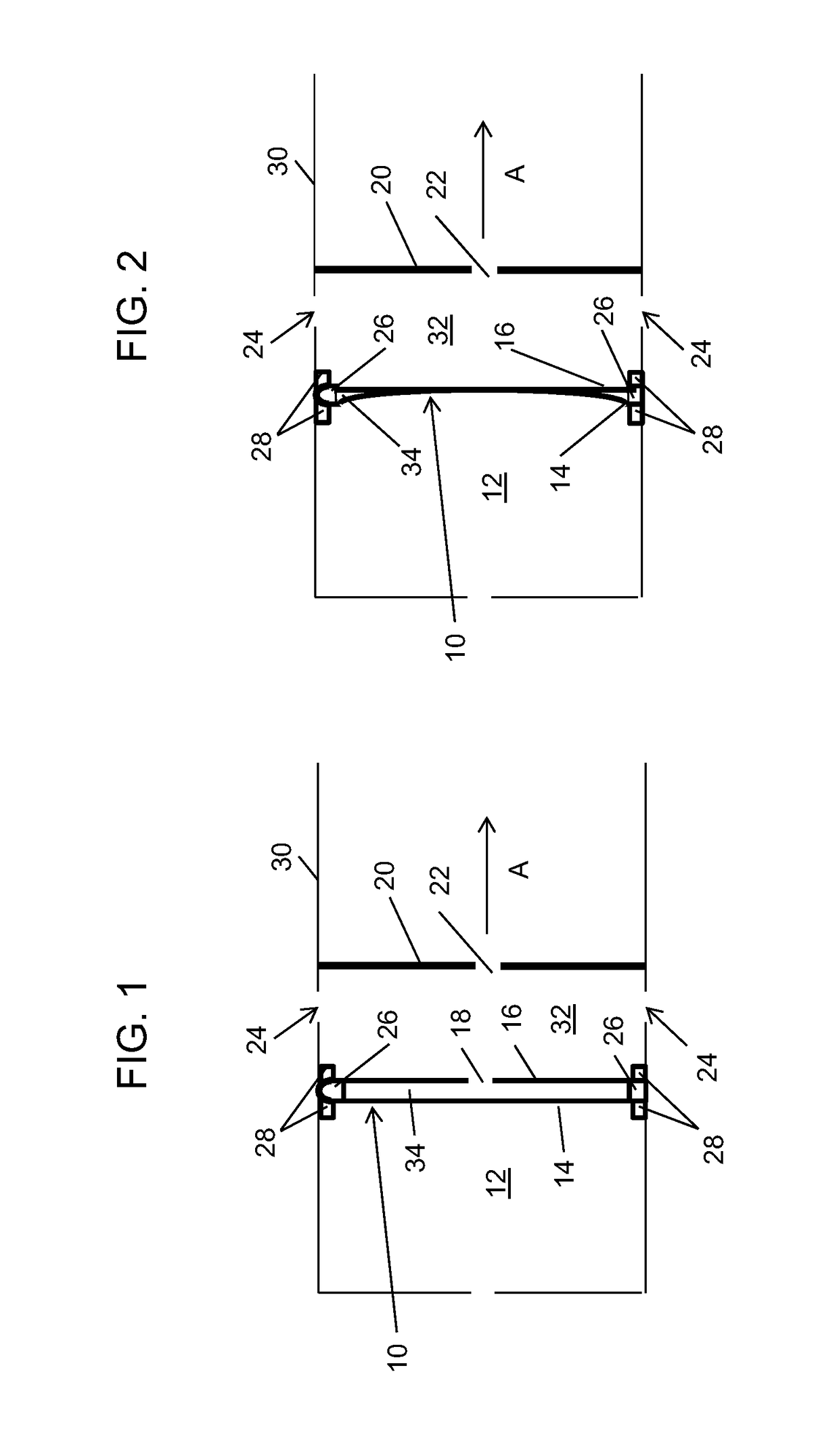 Pressure sensitive device for flow detection