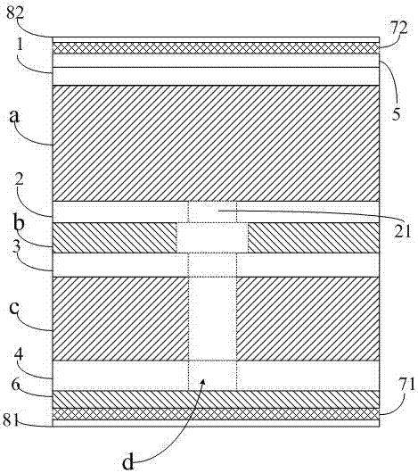 Hybrid different board material high-frequency board manufacturing method