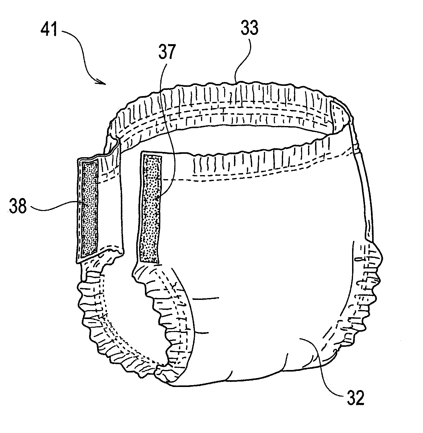 Female member for hook-and-loop fastener, hook-and-loop fastener employing the female member, and absorbent article employing the hook-and-loop fastener