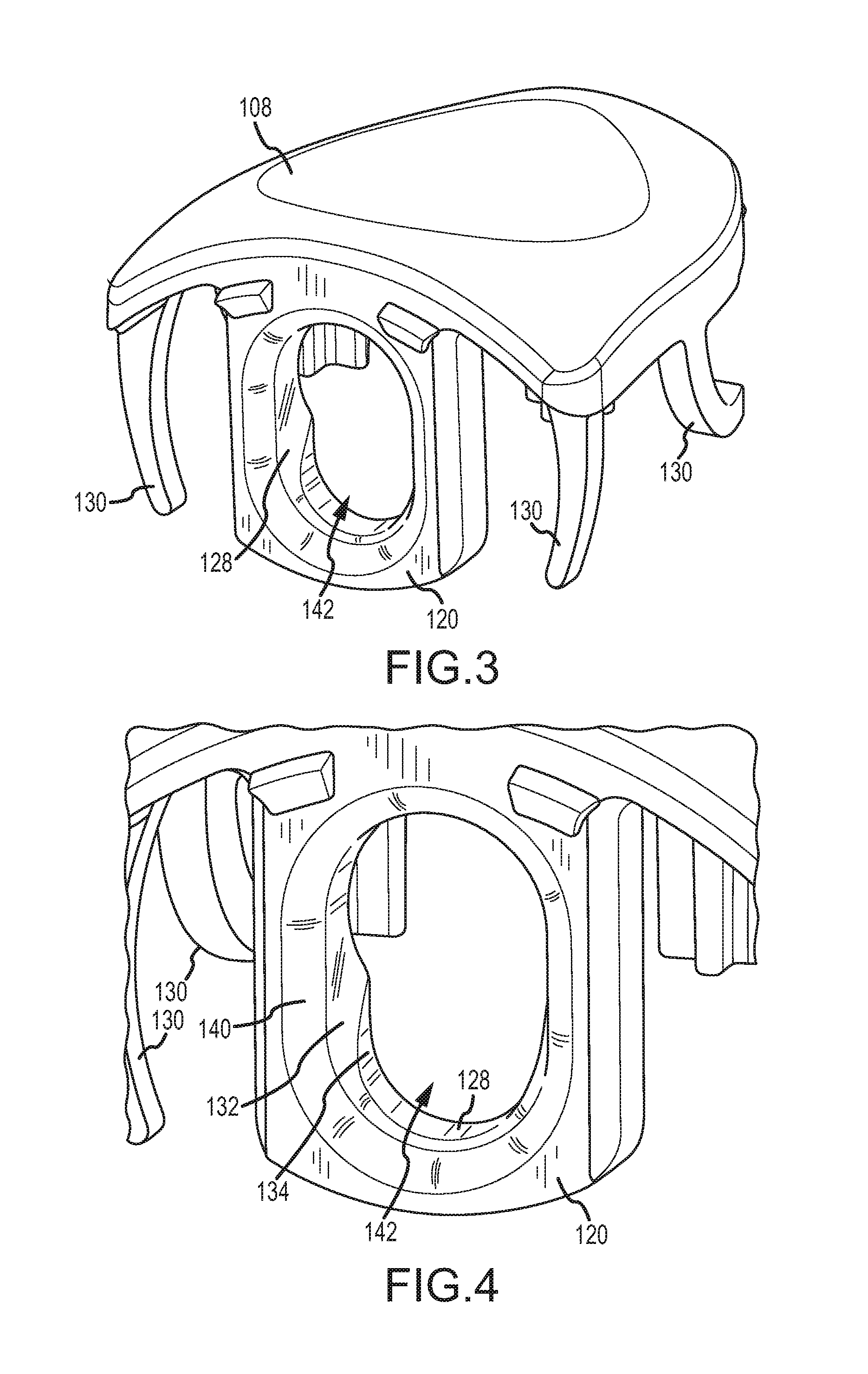 Fluid connector latches with profile lead-ins