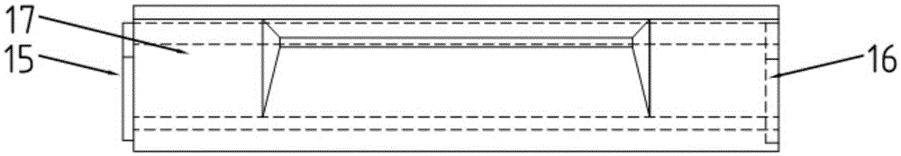 Sunken water collecting and permeating device