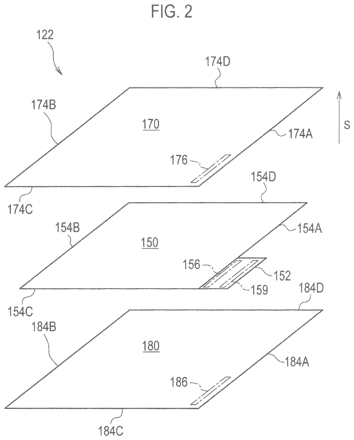 Laminated cell and method for manufacturing same