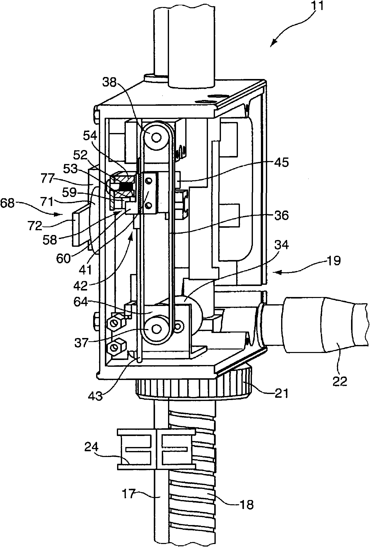 Measurement stand and method of its electrical control