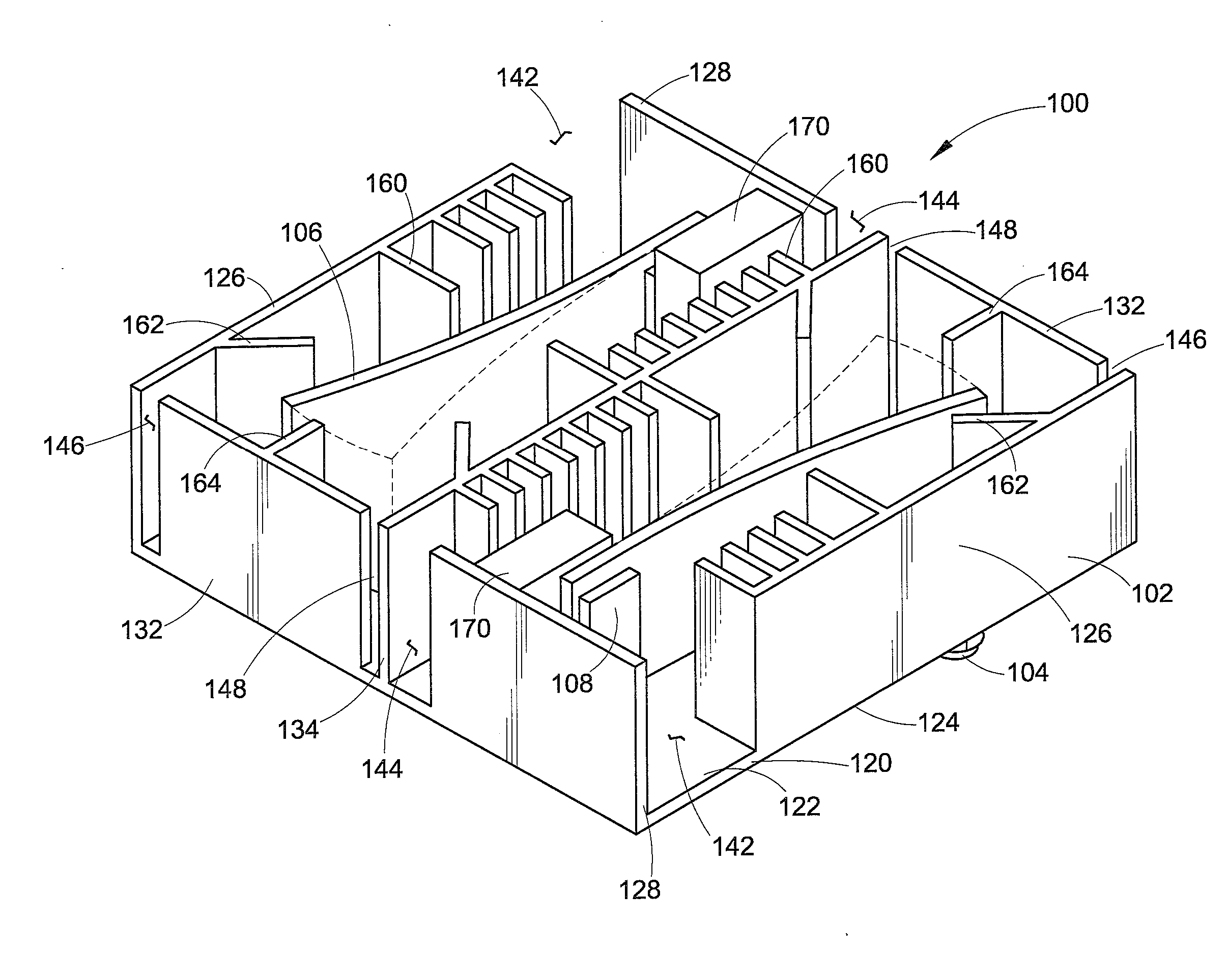 Piezofan and heat sink system for enhanced heat transfer