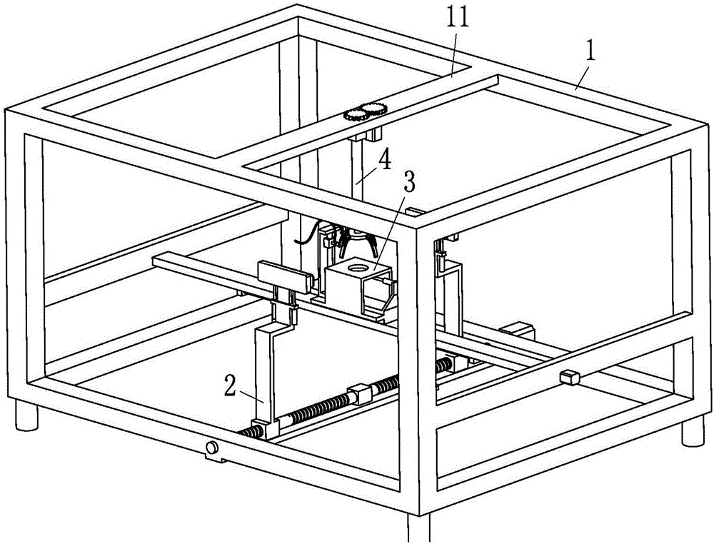 Automatic pomegranate peel cutting platform