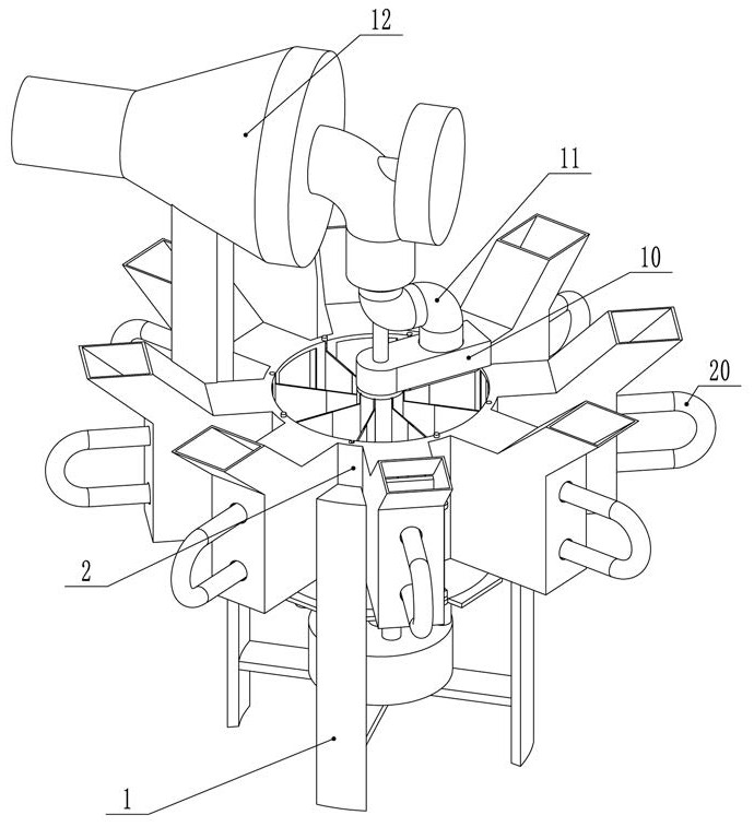 A high-efficiency cotton blender