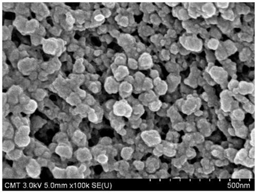 Preparation method of polyamine nanoparticle self-assembled nanofiltration membrane