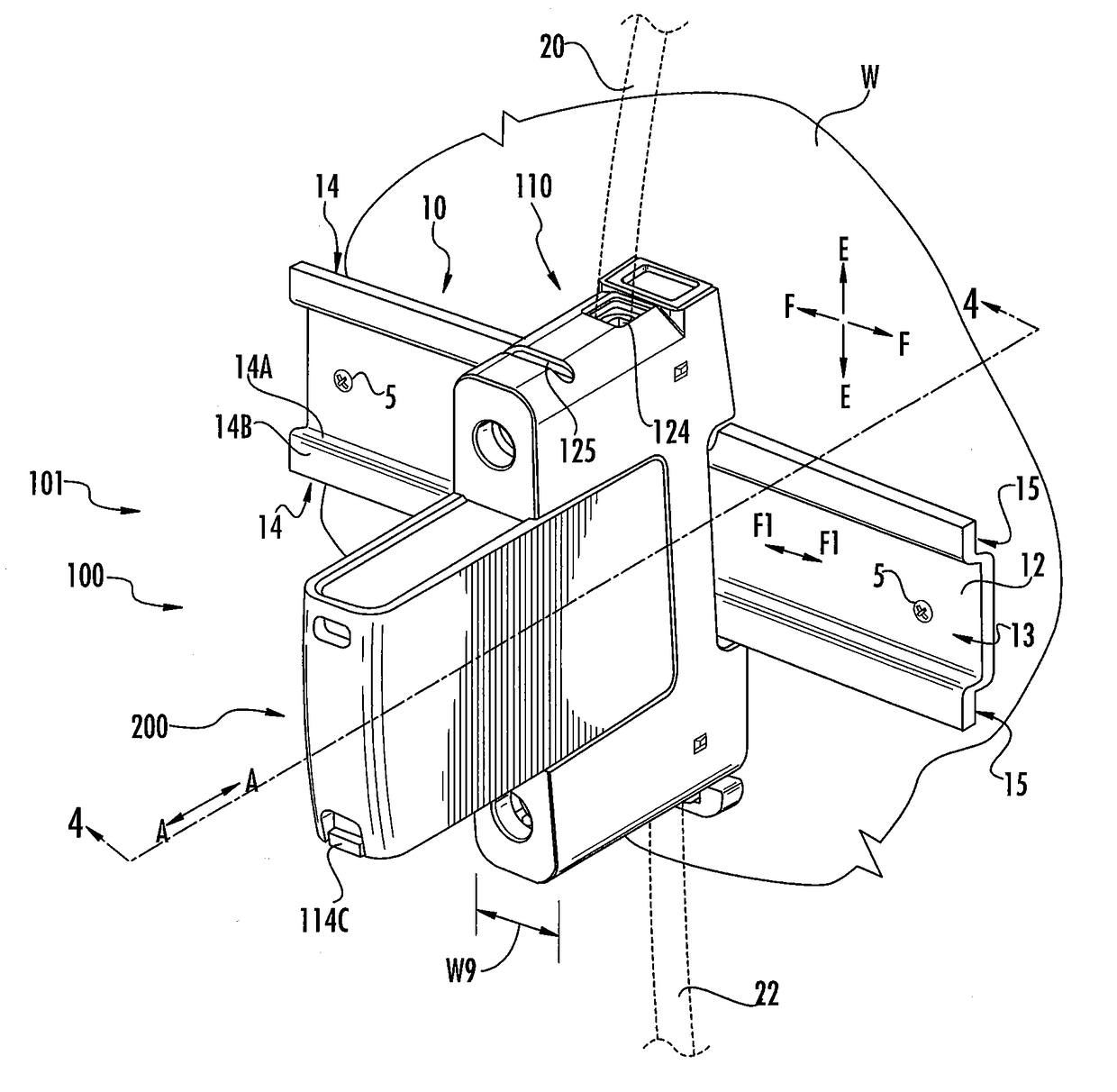 Surge protective device modules and din rail device systems including same