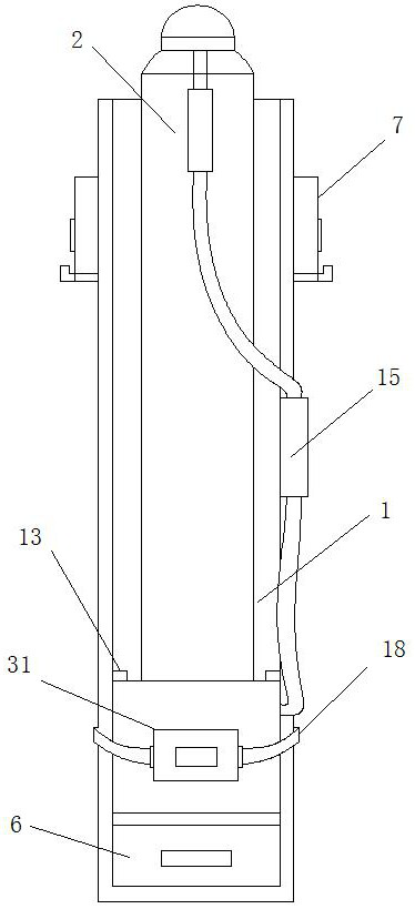 Electrified automatic gas supplementing device for SF6 equipment