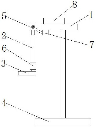 Articulated shaft adjusting method for minimally invasive surgery body surface projection shaft adjustment